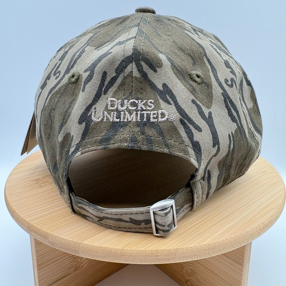 Ducks Unlimited Mossy Oak Bottomland Camo Hat Adjustable Hunting Cap NWT - Picture 5 of 10